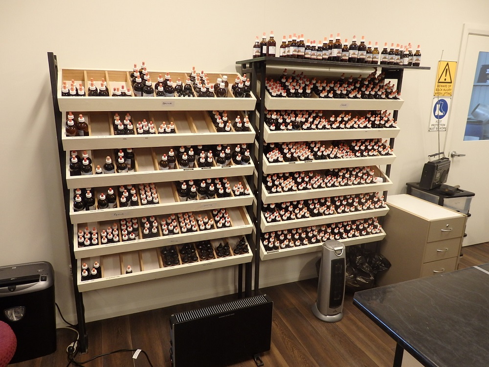Dispensary and packing area.